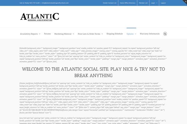 Avada theme site design template sample