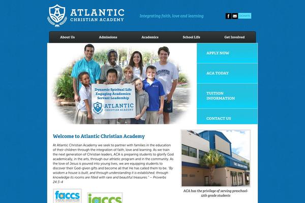 Atlantic theme site design template sample