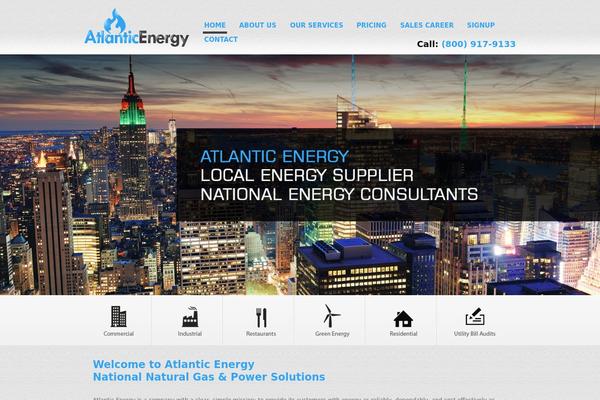 Default theme site design template sample