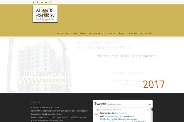 Salient2 theme site design template sample