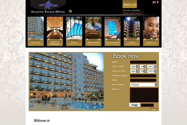 HotelBooking theme site design template sample
