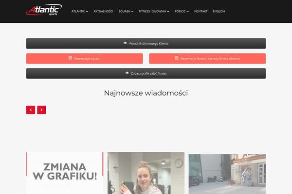 Gym-life theme site design template sample