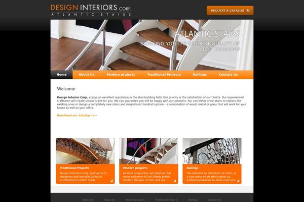 Intuition theme site design template sample