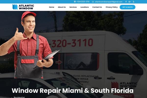 atlanticwindowrepair.com site used Metron