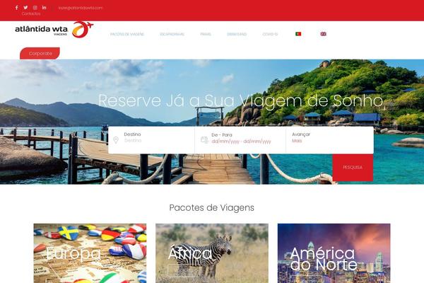 Traveler theme site design template sample