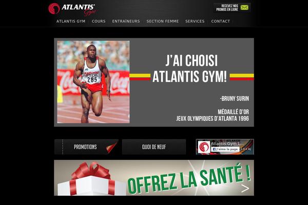 Atlantis theme site design template sample