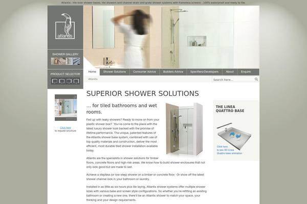 Atlantis theme site design template sample