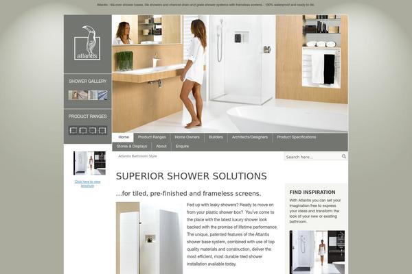 Atlantis theme site design template sample
