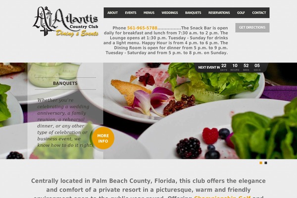 Feast theme site design template sample