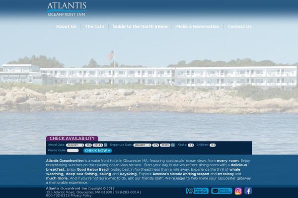 Atlantis theme site design template sample