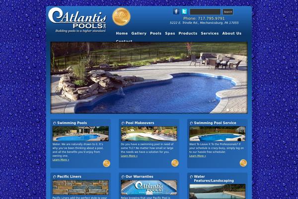 Atlantis theme site design template sample