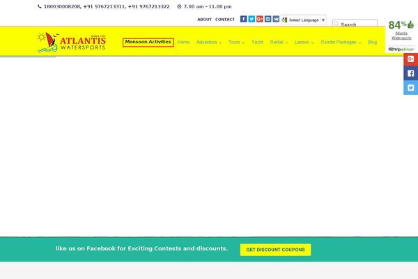 Site using Divi-mega-menu plugin