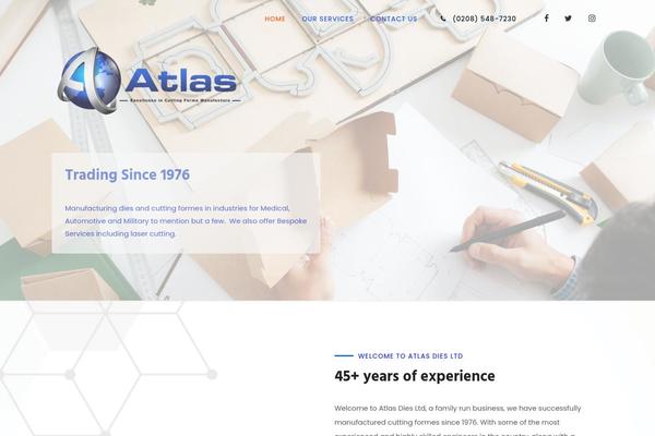 Factrie theme site design template sample