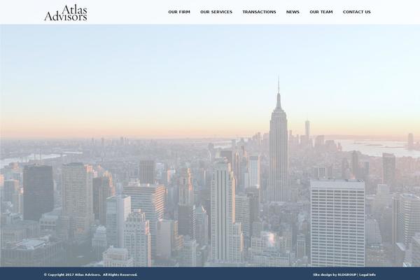 Atlas theme site design template sample