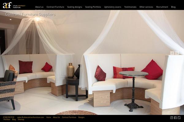 Atlas theme site design template sample