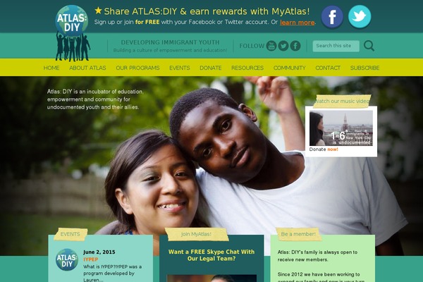 Site using Ocean-social-sharing plugin