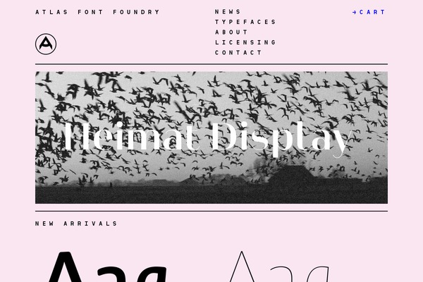Atlas theme site design template sample