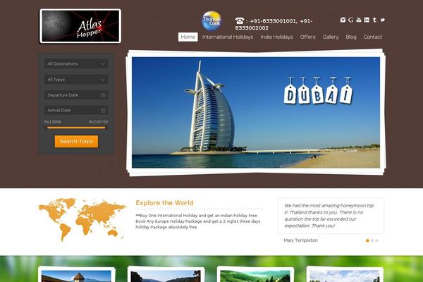 Midway theme site design template sample