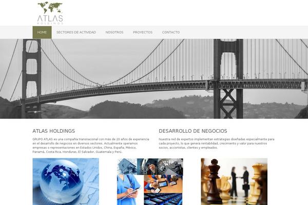 Oceanic theme site design template sample