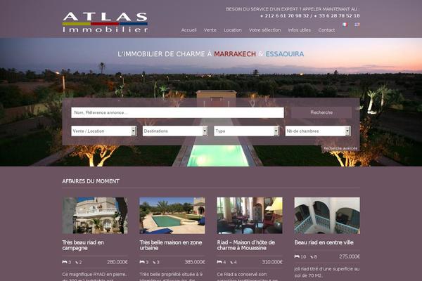 atlasimmobilier.com site used Wpcasa