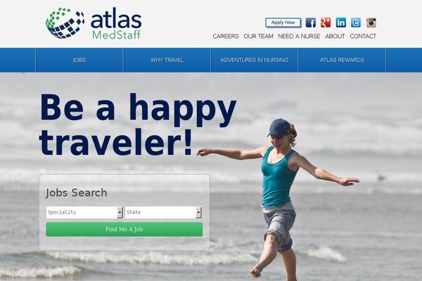 Atlas theme site design template sample