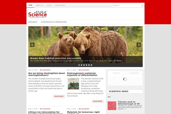 atlasofscience.org site used NewsHour