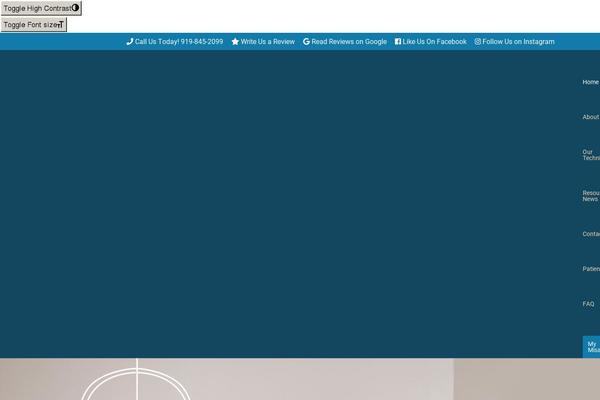 Divi Child theme site design template sample