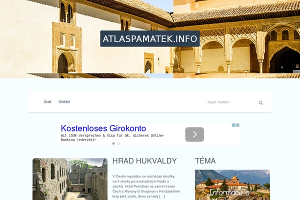Atlas theme site design template sample