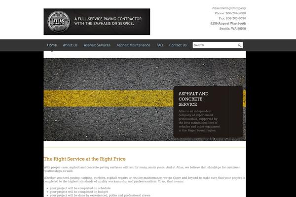 Blackbird theme site design template sample