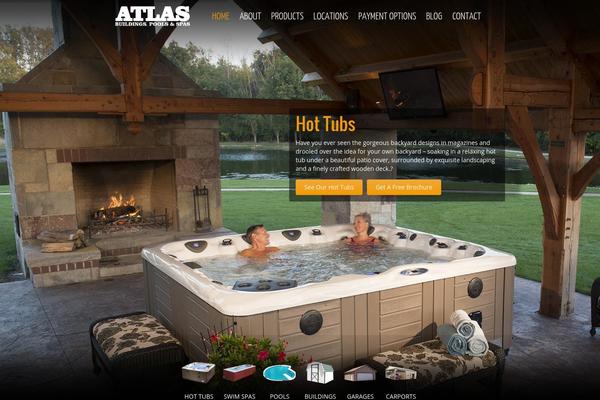 Atlas theme site design template sample