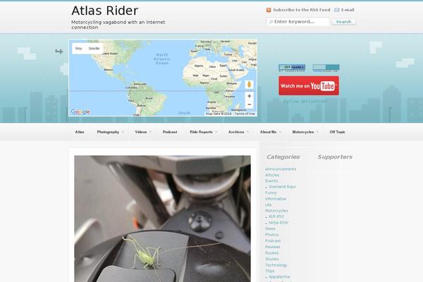 City Guide theme site design template sample