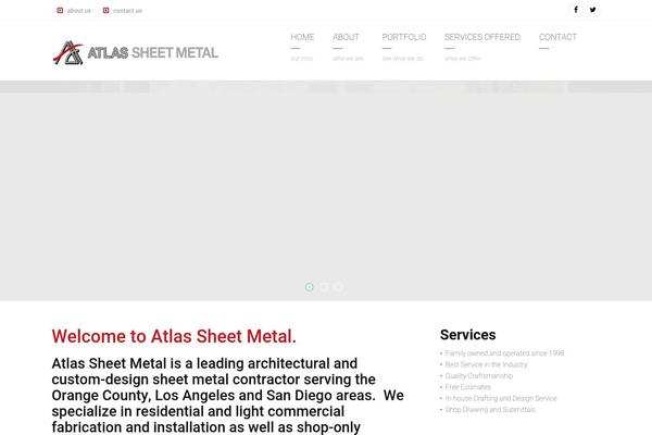 Arkitekt theme site design template sample