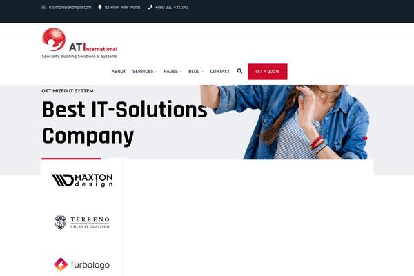 Itplot theme site design template sample