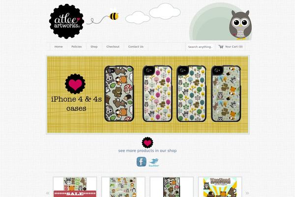 atleeartworks.com site used Storefront-elegance-1.4.2