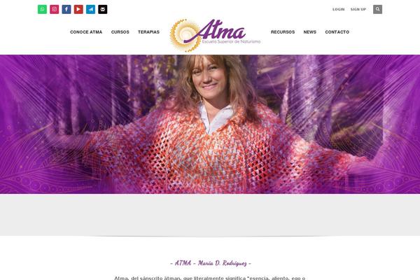 KALLYAS Child theme site design template sample