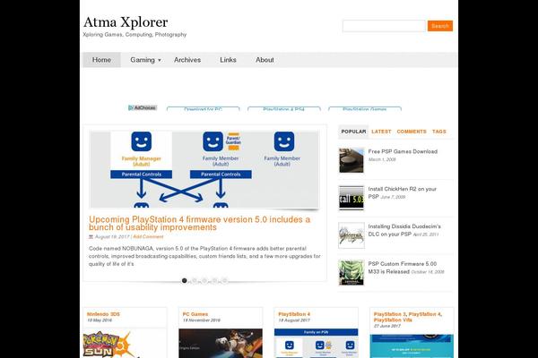 Initiator theme site design template sample