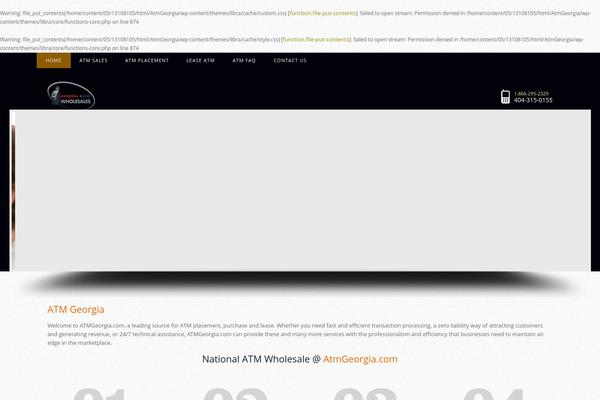 Libra theme site design template sample