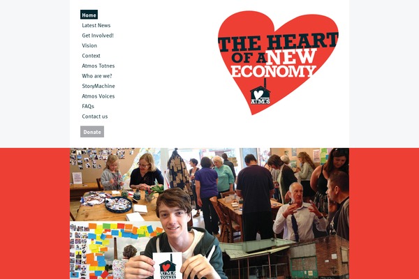 Heart theme site design template sample