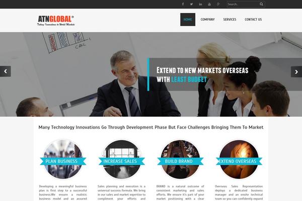 Laurels theme site design template sample