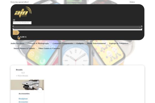 Electro-child theme site design template sample