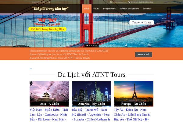 Tour Package V1.02 theme site design template sample