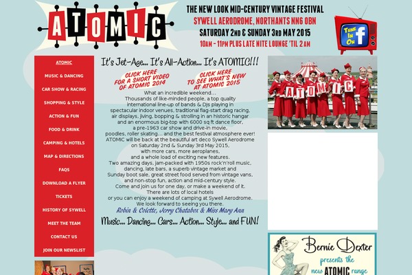 Atomic theme site design template sample