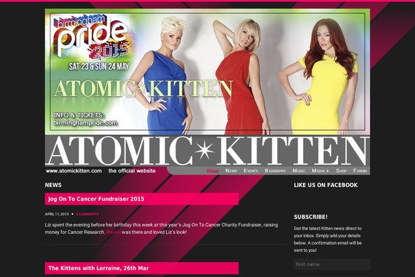 atomickitten.com site used Wp_muzak251