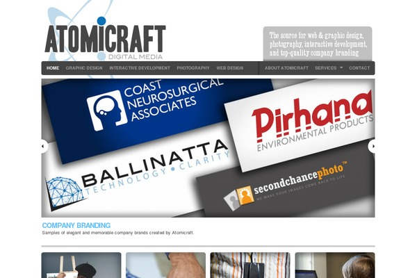 Organic_portfolio_white theme site design template sample