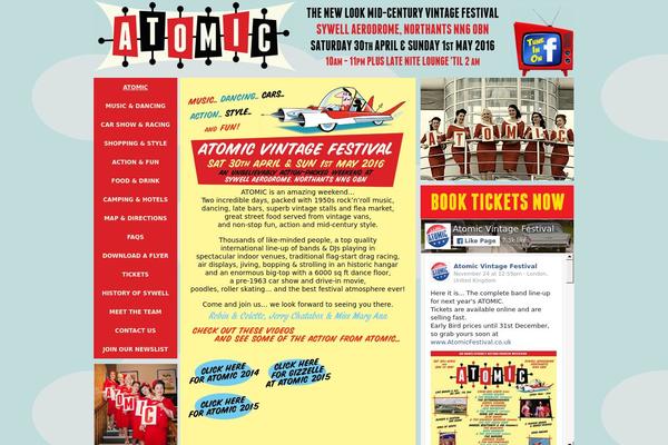 Atomic theme site design template sample