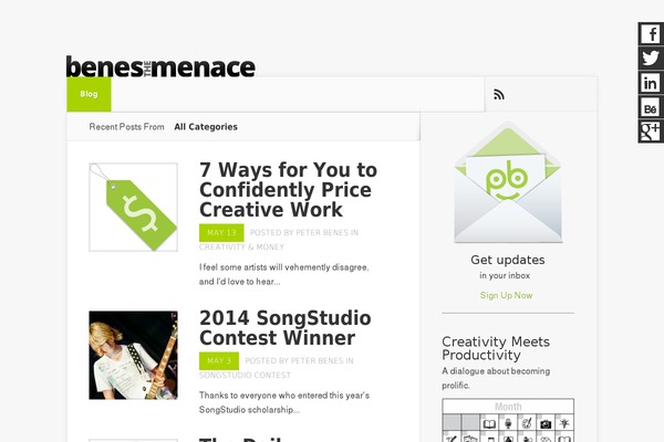 Nexus theme site design template sample