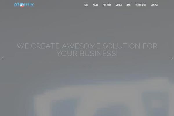 North theme site design template sample