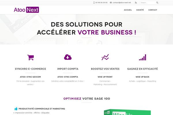 Savia theme site design template sample