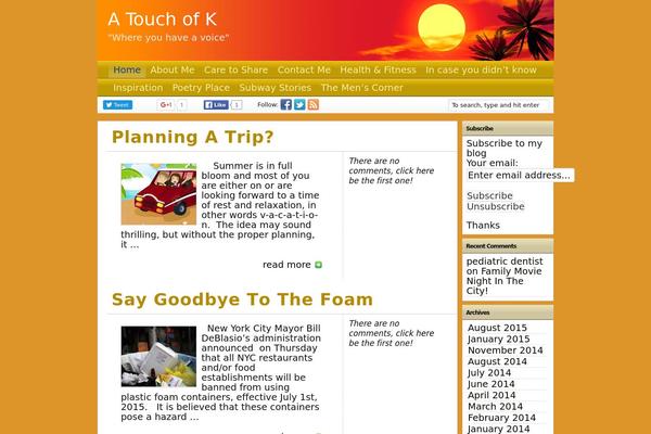 WordPress website example screenshot