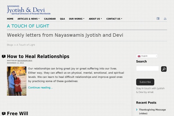 atouchoflightletter.com site used Jyotish-and-devi